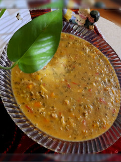 عکسی از دستور سوپ جو و ماش