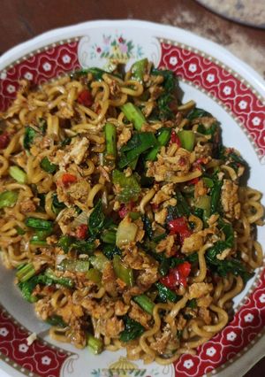 Foto resep Mie telor goreng