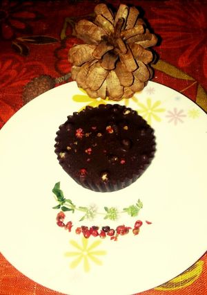 Una foto de Cupcakes navideños sin horno