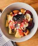 💚 Trái Cây (Thơm, Mận Hậu, Chuối) Dằm Yoghurt