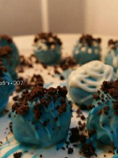 Foto resep Blue Chocolate Oreo Truffle