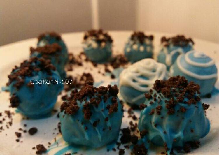 Blue Chocolate Oreo Truffle