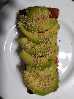 Una foto de Tosta de aguacate