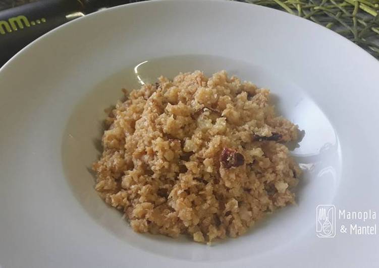 “Migas” de coliflor en GME, F y G y tradicional