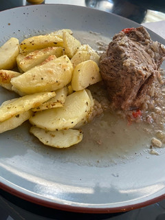 Una foto de Carne al jugo o carne mechada