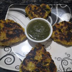 A picture of Corn pattice.