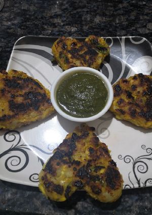 A picture of Corn pattice.