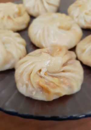 A picture of Mix veg momos.