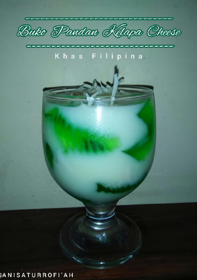 Foto resep #Buko Pandan Kelapa Cheese Khas Filipina
