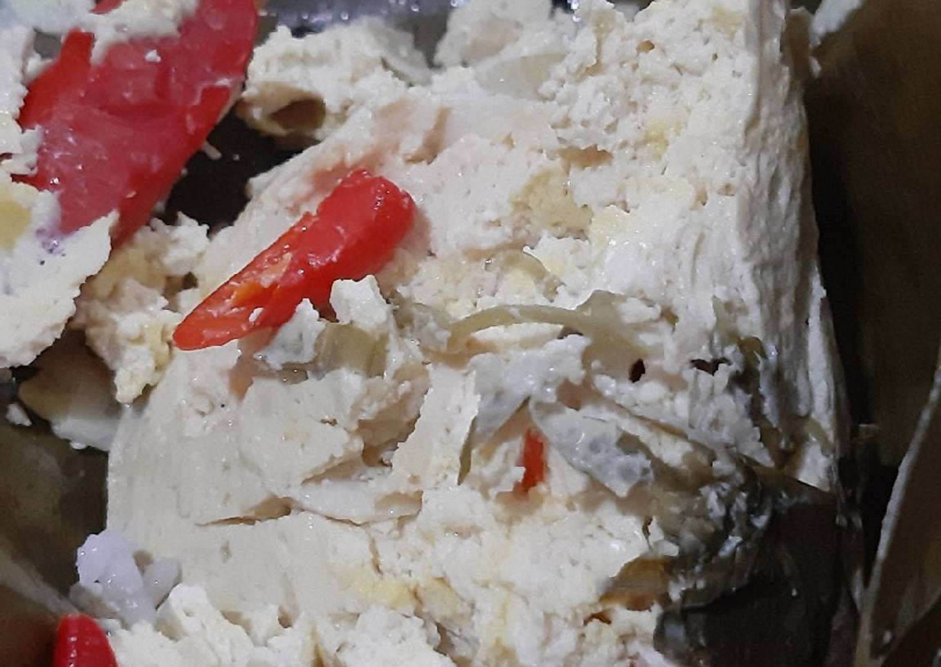 Pepes Tahu Jamur Tanpa Minyak