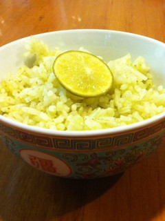 Una foto de Arroz al limón