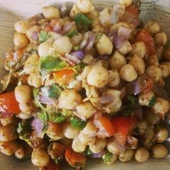 A picture of Chana chat #CookpadApp #CookpadRamadan.