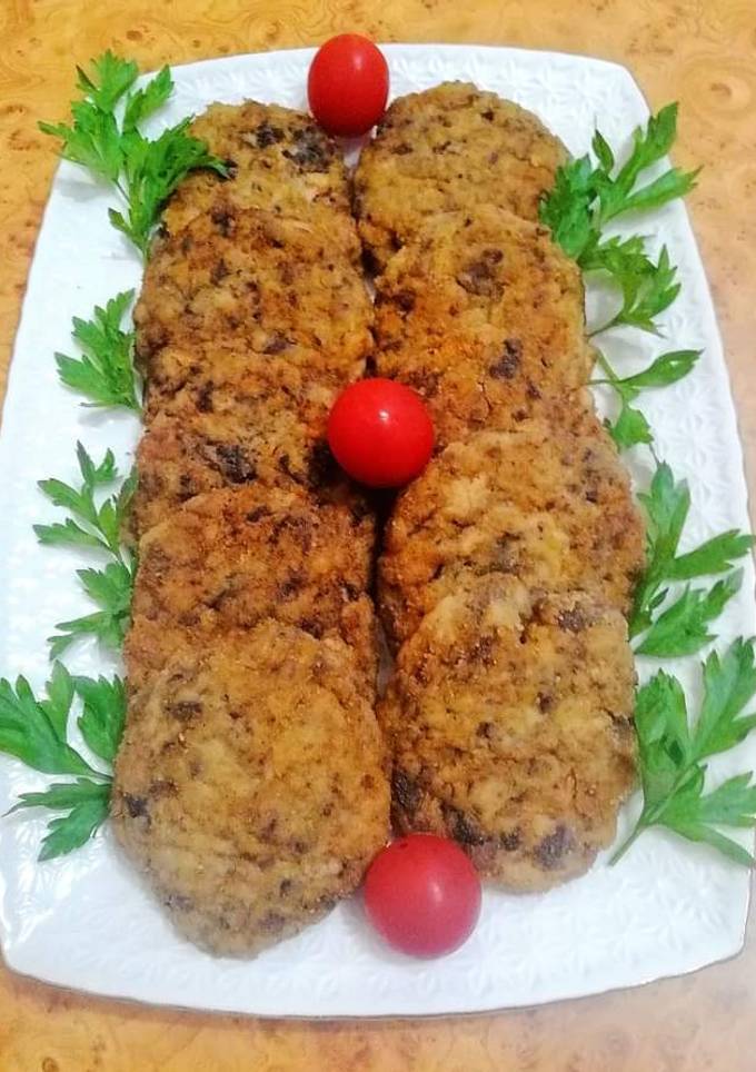 Котлети з білих грибів