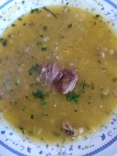 Una foto de Sopa de zapallo