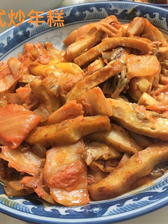 簡易韓式炒年糕 的食譜成品照片