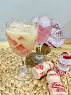 Foto resep Es jelly yakult