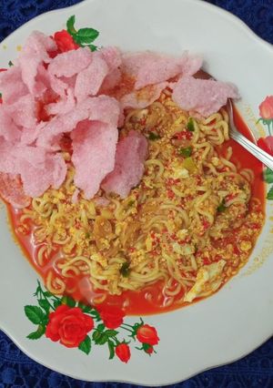 Foto resep Mie abuih (mie rebus) indomie ala padang