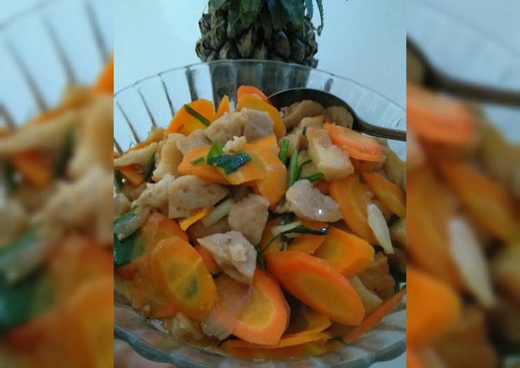 Resep Capcay wortel bakso yang Bisa Manjain Lidah