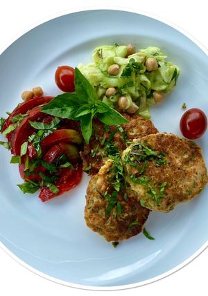 Une photo de Galettes de courgettes