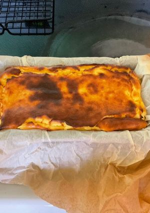 A picture of Baked cheese cake (no flour).