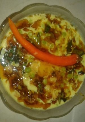 A picture of Methi Matar Mangodi.