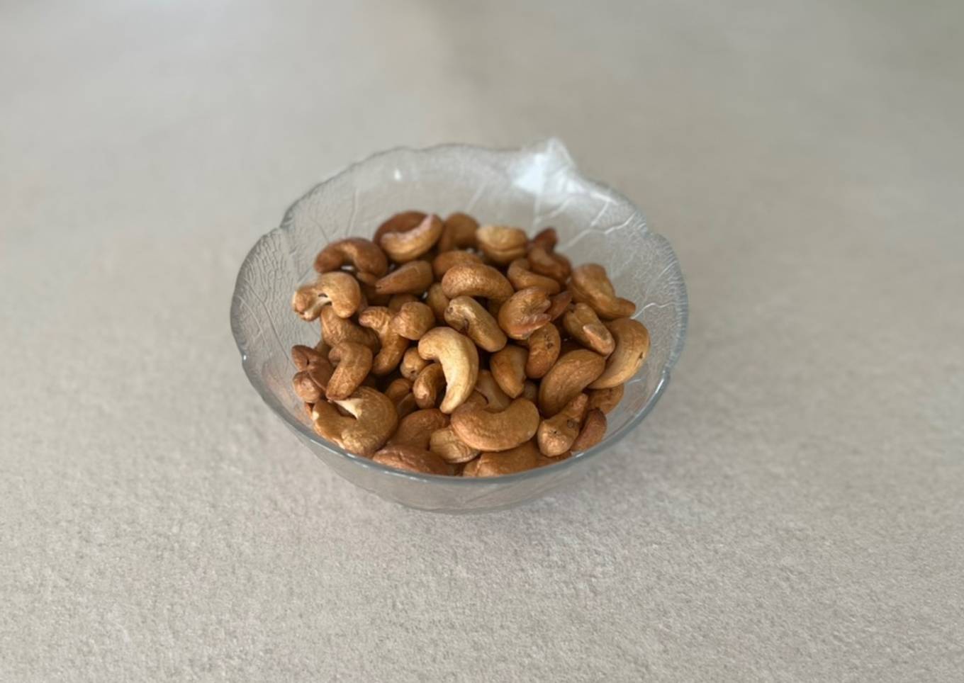 Anacardos tostados en freidora de aire