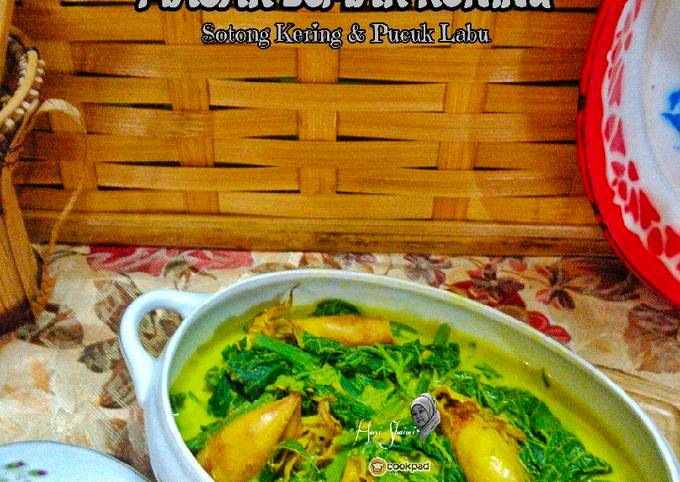 Resipi 16 10 23 Masak Lemak Kuning Sotong Kering Dan Pucuk Labu Oleh