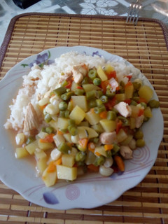 Una foto de Picante de vainitas