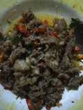 Beef bacon black paper ala diet jsr