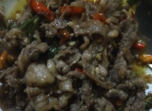 Foto resep Beef bacon black paper ala diet jsr
