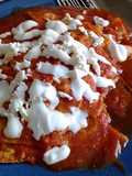 Super Quick Red Chilaquiles