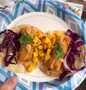 Easy Way Prepare Recipe Fish Tacos (beer battered cod w/ mango salsa, chipotle mayo, red cabbage, cilantro) that is Really Delicious, Addictive}
