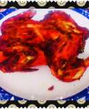 Air fryer grilled full chicken