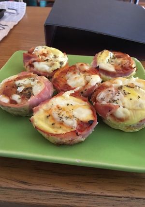 Una foto de Mini omelette de pizza