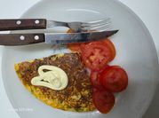 Una foto de tortilla de perejil