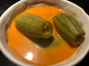 Una foto de zapallito relleno carne