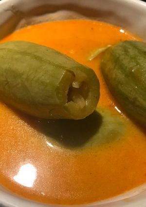Una foto de Zapallitos rellenos