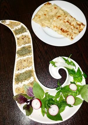 عکسی از دستور کشک بادمجان رژیمی خوشمزه