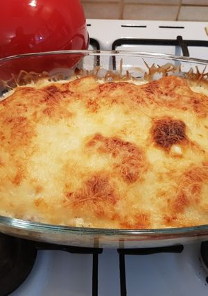 Tarjás rakott karfiol 🍜🍽 recept fotója