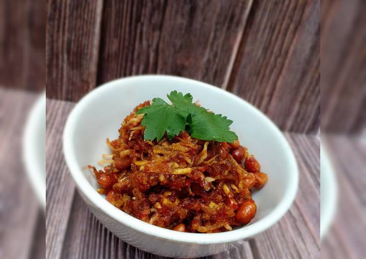 Resep: Sambal kentang teri kacang yang Gurih