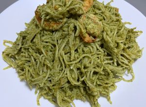 รูปของ Angel hair with Thai Homemade Pesto sauce
