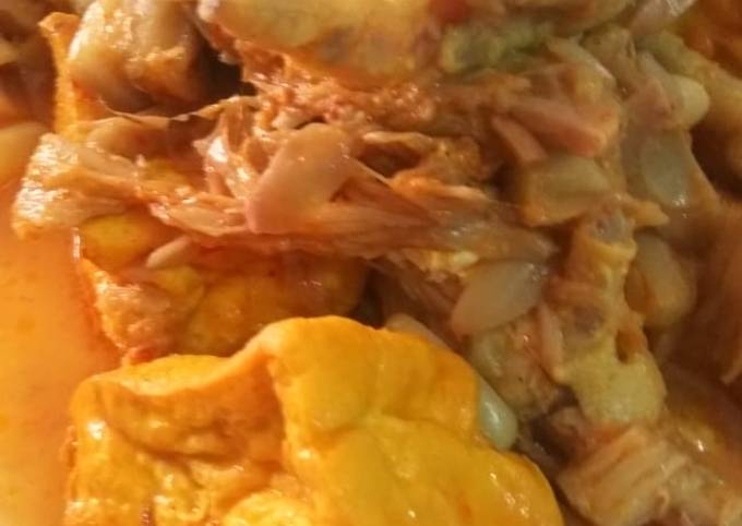 Cara Membuat Gulai nangka ceker Irit Untuk Jualan