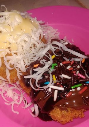 Foto resep Nugget pisang lumer toping mantap