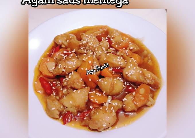 Resep Ayam (saori saus mentega)