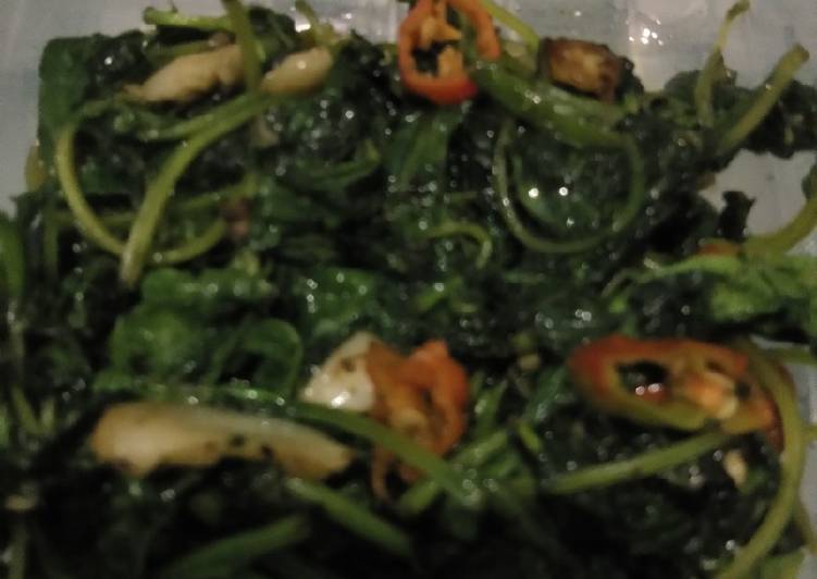 Cah bayam ala Chinese