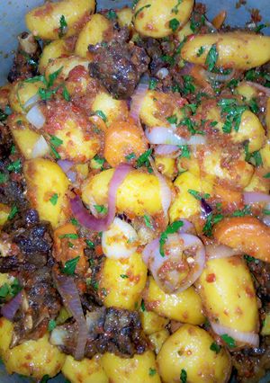 A picture of Mouth watery irish potatoe.
