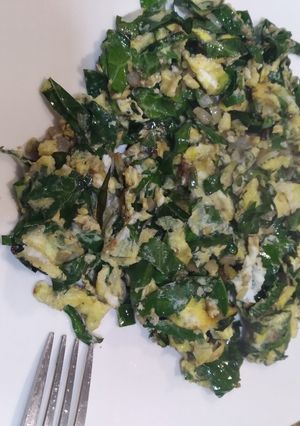 Una foto de Hojas de brócoli, para el desayuno