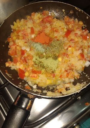Una foto de Papas Chorreadas