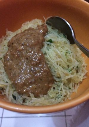 Foto resep Bihun goreng saus pecel