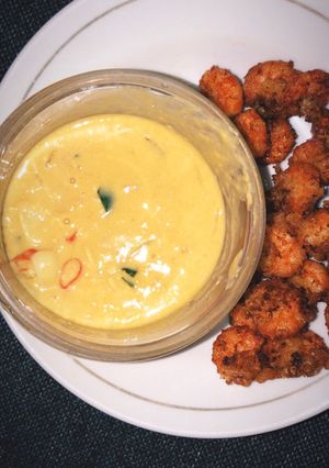 Foto resep Udang Saus Telur Asin (Udang Salted Egg)